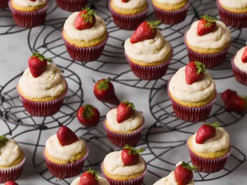 Strawberry & Polenta Cupcakes