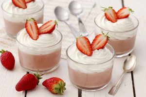 Strawberry Pudding Dessert