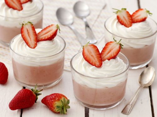 Strawberry Pudding Dessert
