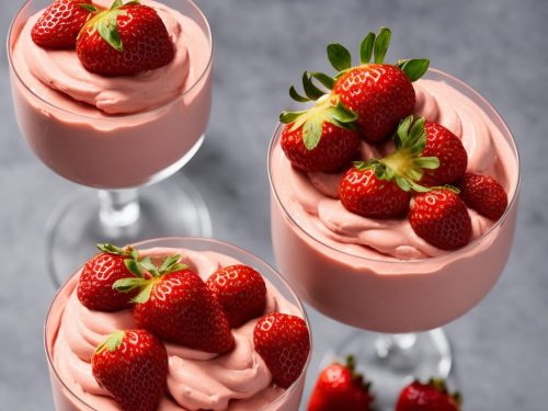 Strawberry & Rosewater Mousse