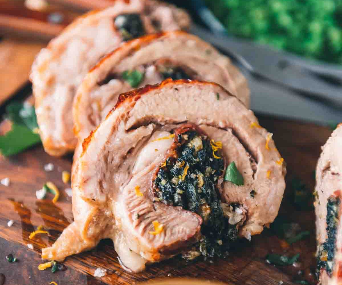 Stuffed Breast of Veal