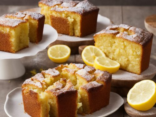 Sugar-free Lemon Drizzle Cake