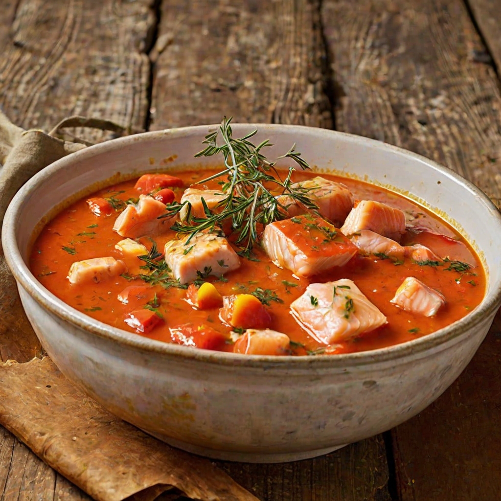 Summer Fish Stew with Rouille