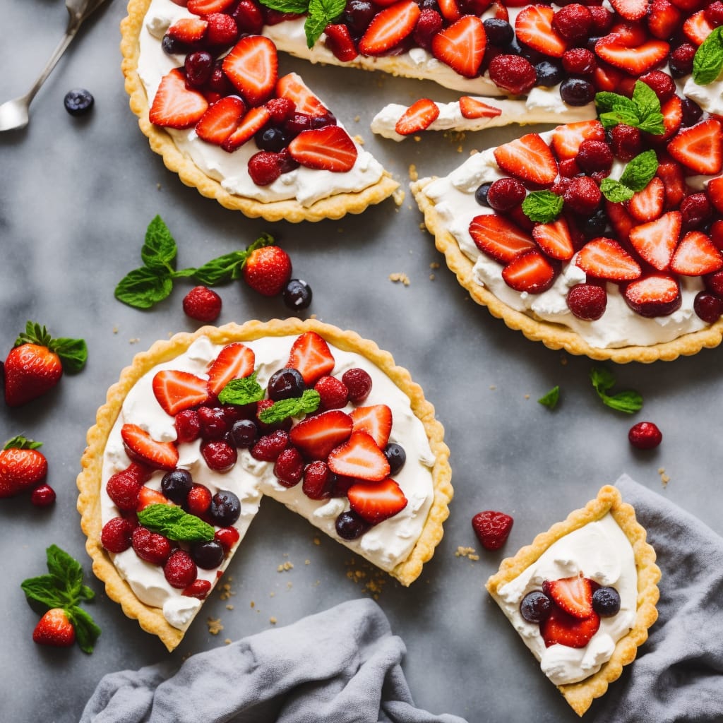 Summer Fruit & Mascarpone Tart