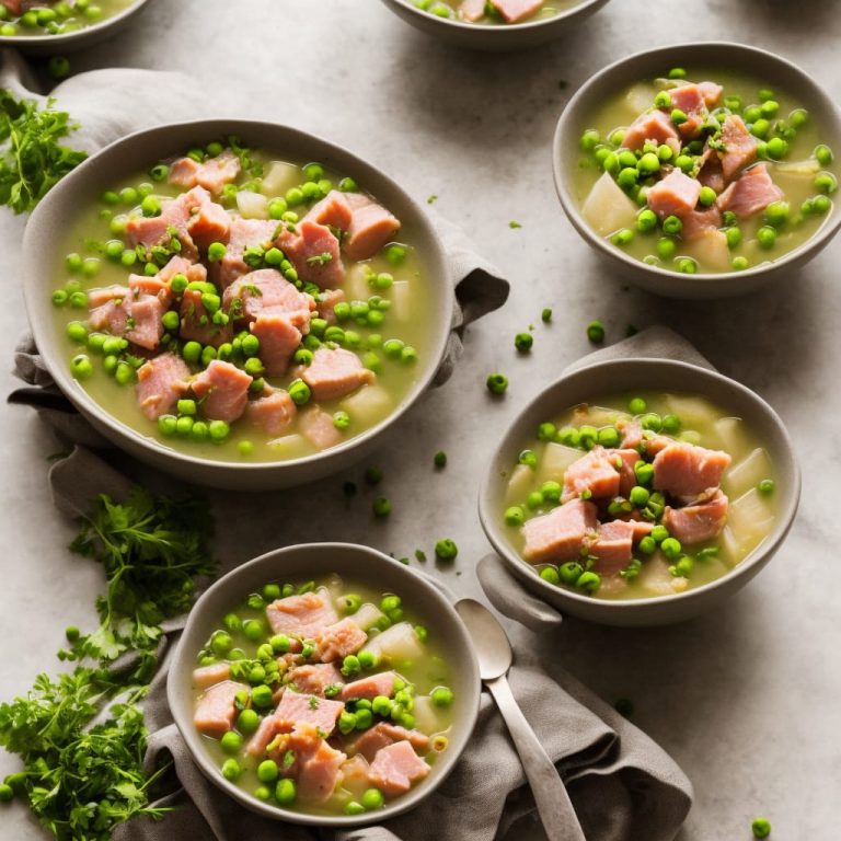 Summer Ham And Pea Broth Recipe