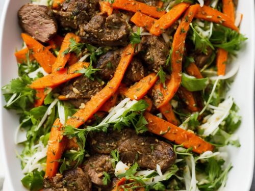 Summer Lamb with Carrot & Fennel Salad