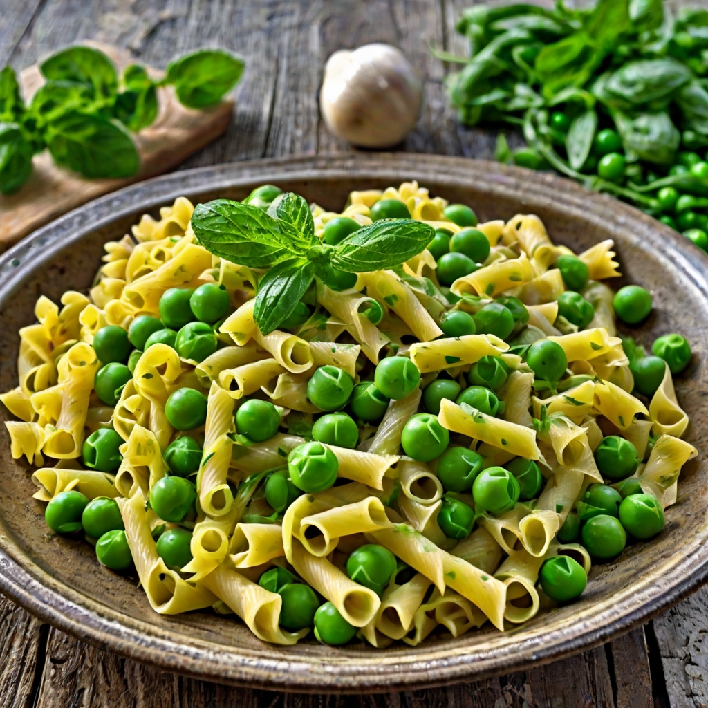 Summer Pasta with Peas & Mint