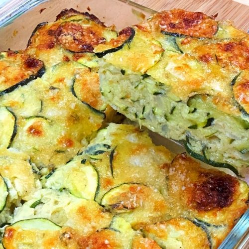 Baked Zucchini Cheddar Casserole Recipe - Recipes.net