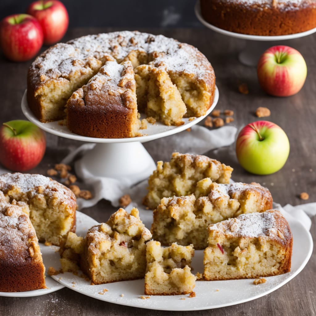Tender Gluten Free Apple Cake | Dairy Free Option!