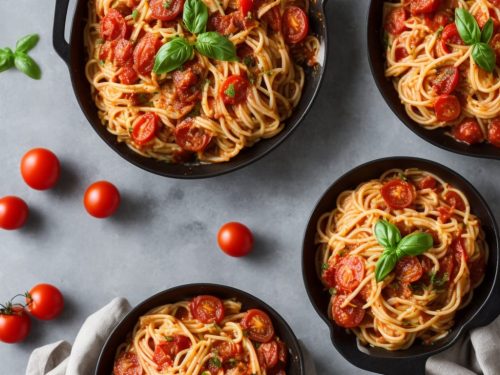 Super Smoky Bacon & Tomato Spaghetti