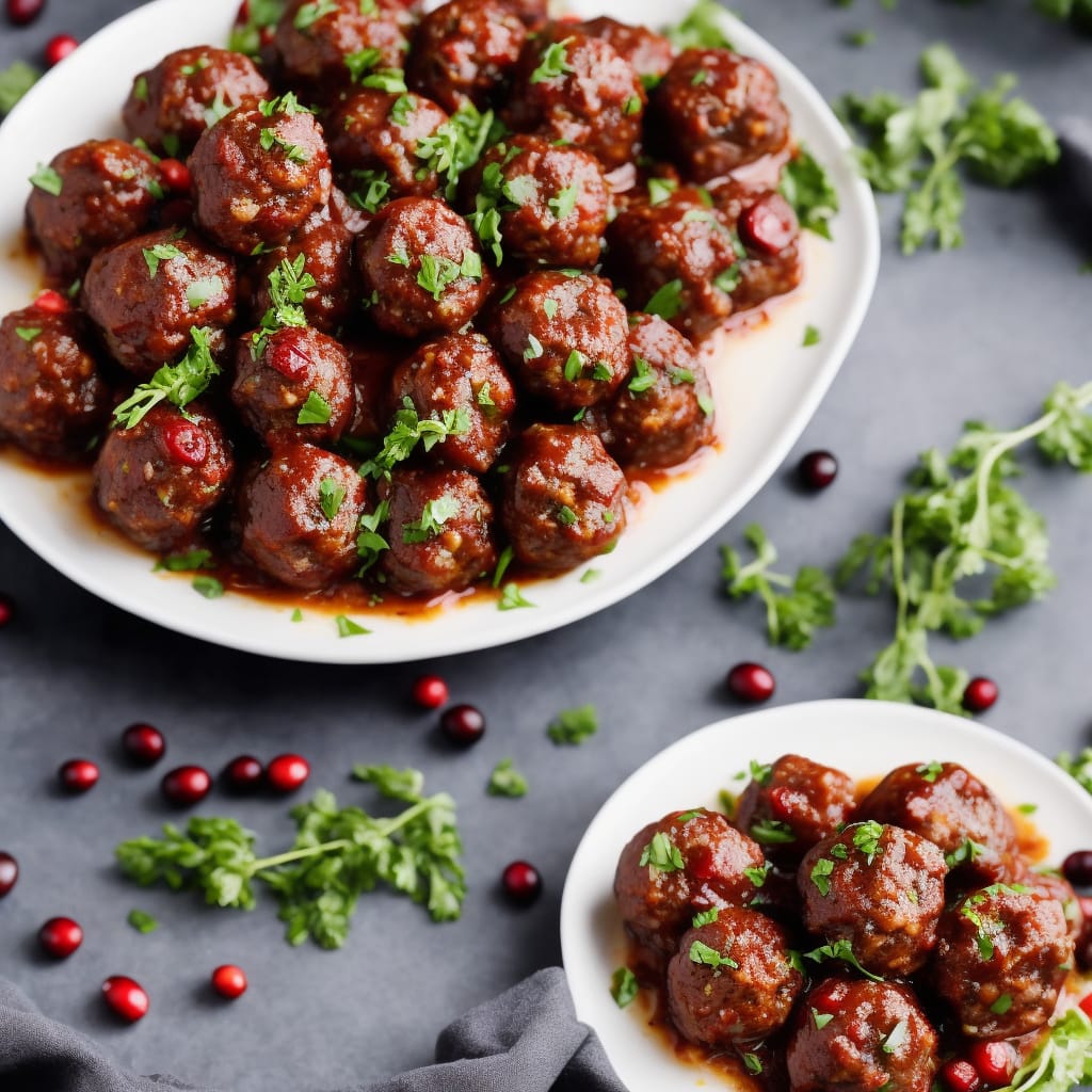 Swedish Cranberry Meatballs
