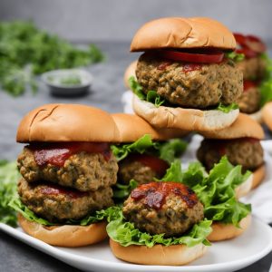 Swedish Meatball Burgers