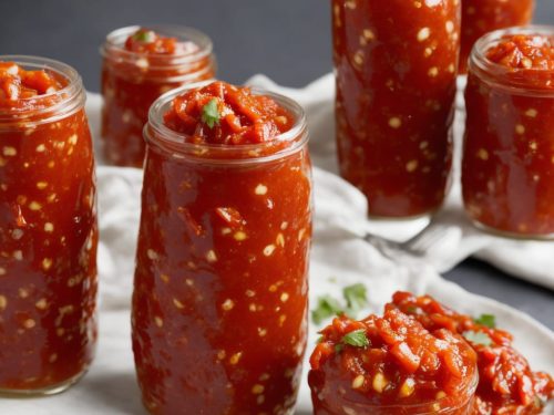 Sweet and Spicy Pepper Relish Recipe