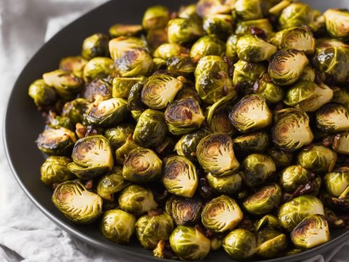 Sweet Chili Roasted Brussels Sprouts Recipe
