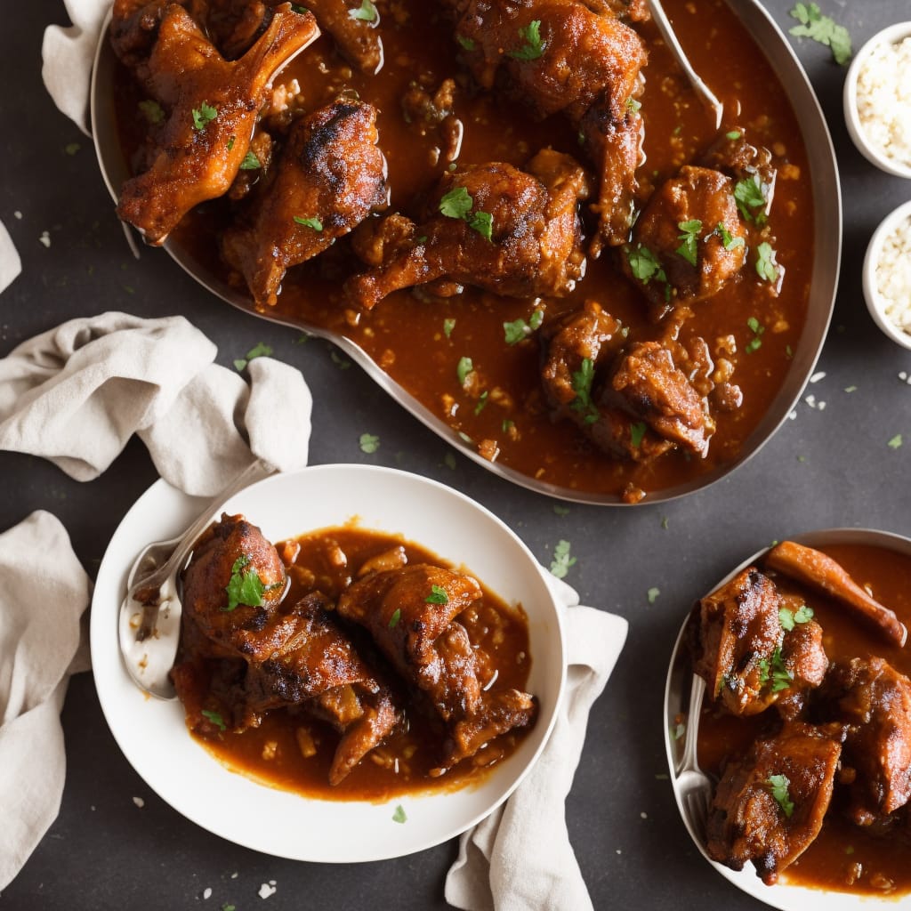 Sweet Spiced Lamb Shanks with Quince