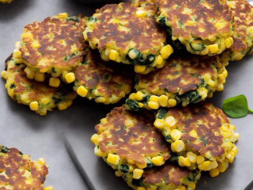 Sweetcorn & Spinach Fritters
