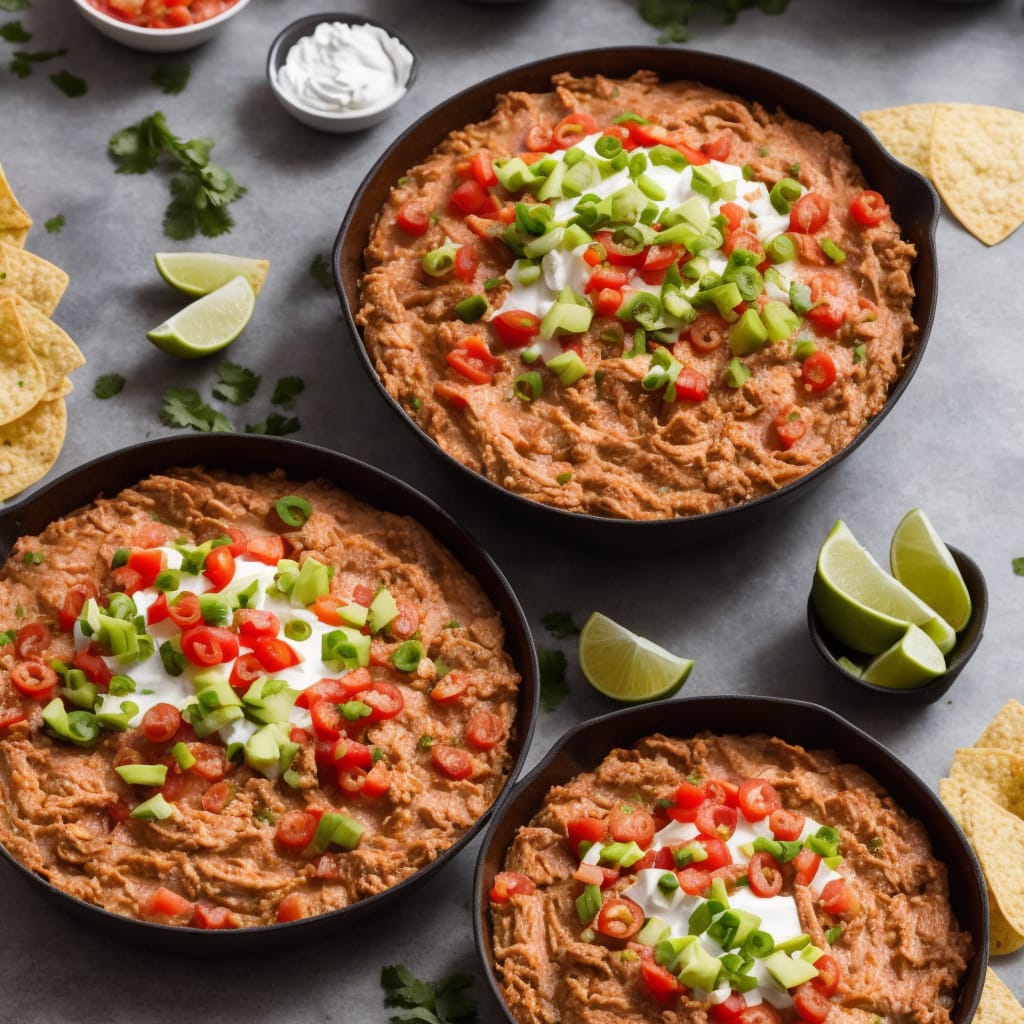 Taco Dip with Refried Beans