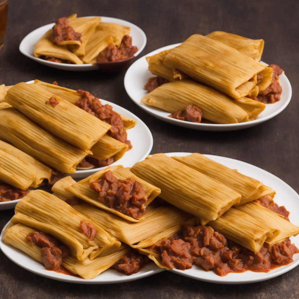 Tamales de Puerco (Red Pork Tamales)