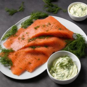 Tea-Smoked Salmon with Herb Mayonnaise