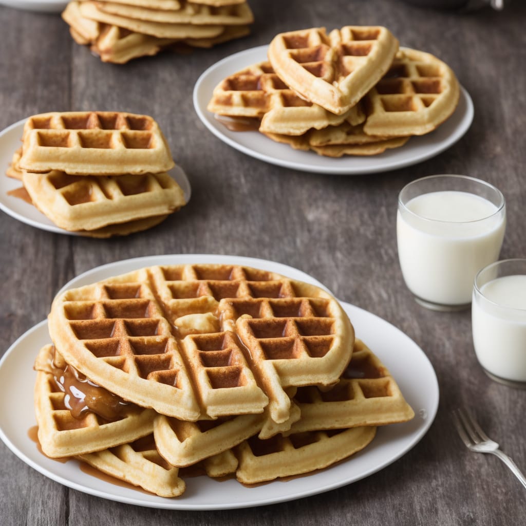 Tender and Easy Buttermilk Waffles Recipe