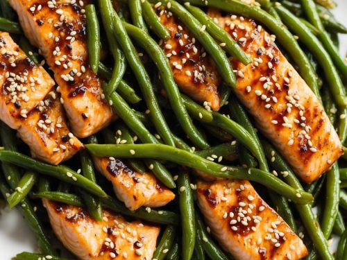 Teriyaki Salmon Green Beans Recipe