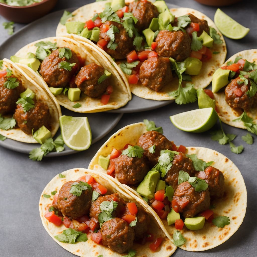 Tex-Mex Meatball Tacos