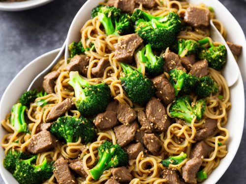 Thai Beef & Broccoli Noodle Bowl