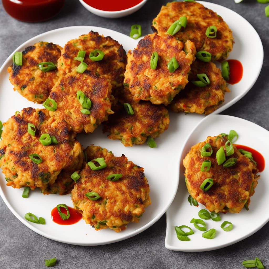 Thai Chicken Cakes with Sweet Chilli Sauce