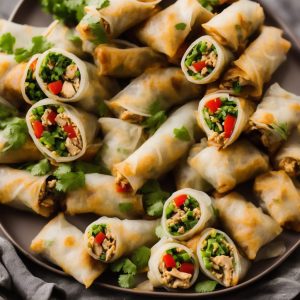 Thai Chicken Spring Rolls Recipe