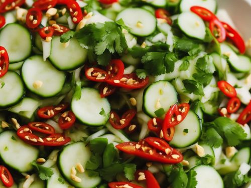 Thai Cucumber Salad with Sour Chilli Dressing