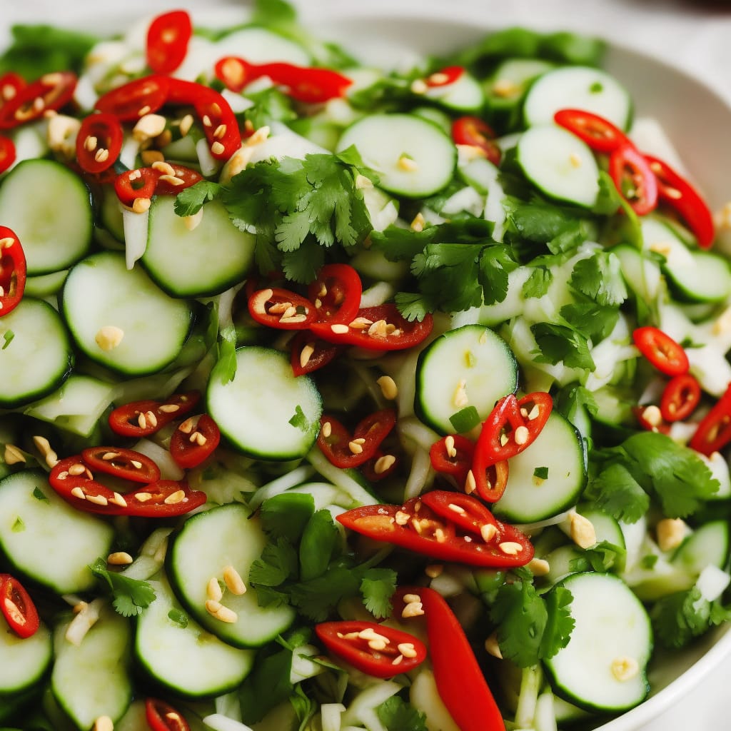 Thai Cucumber Salad with Sour Chilli Dressing