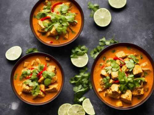 Thai Red Curry with Quick Pickled Cucumber