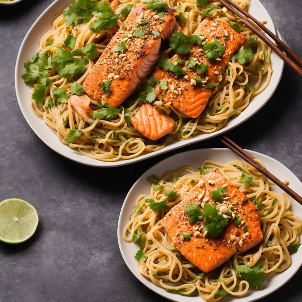 Thai Salmon Noodles Recipe | Recipes.net