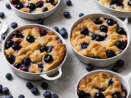 The Best Blueberry Bread Pudding