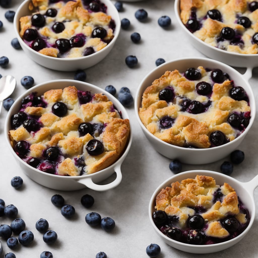 The Best Blueberry Bread Pudding