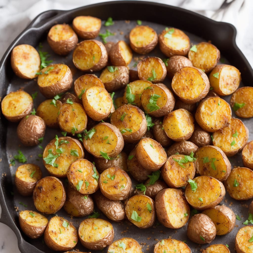 TikTok Parmesan-Crusted Roasted Potatoes Recipe