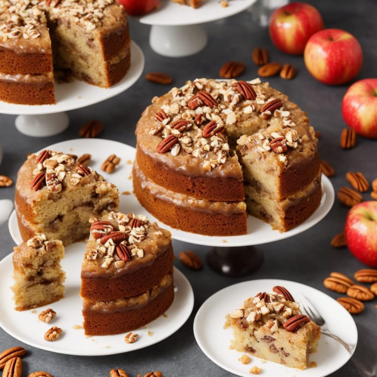 Toffee Apple & Pecan Cake Recipe