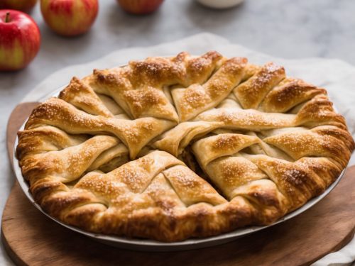 Toffee Apple Turnover Puff Pie