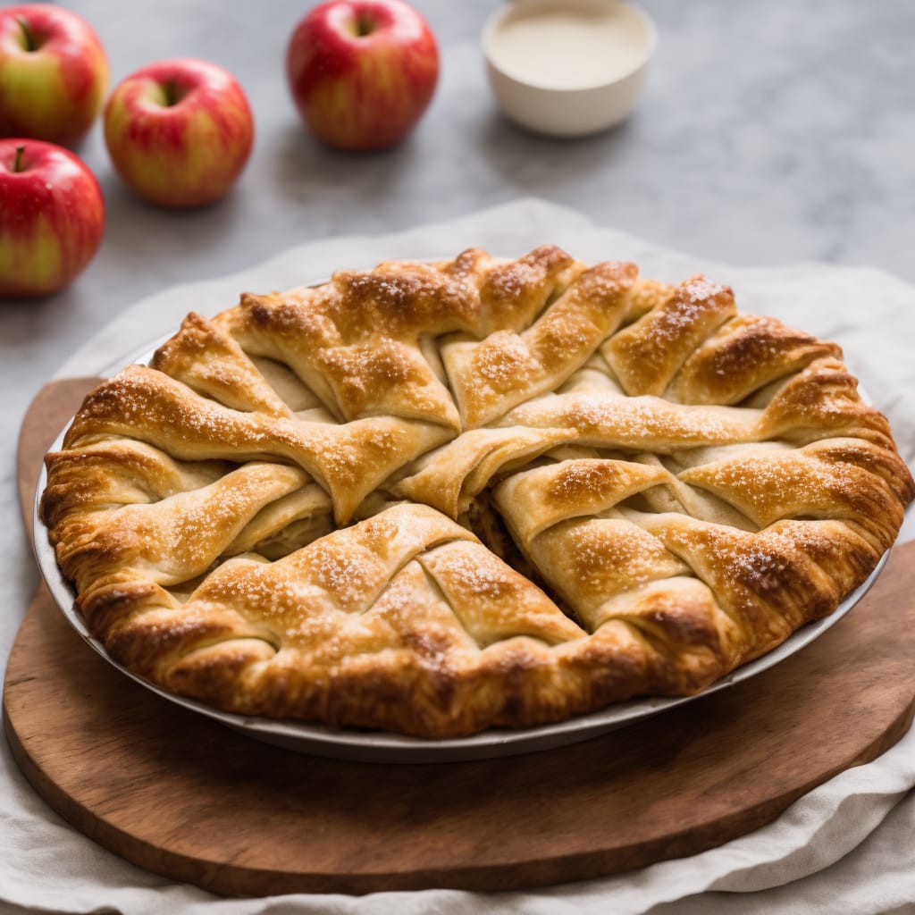 Toffee Apple Turnover Puff Pie
