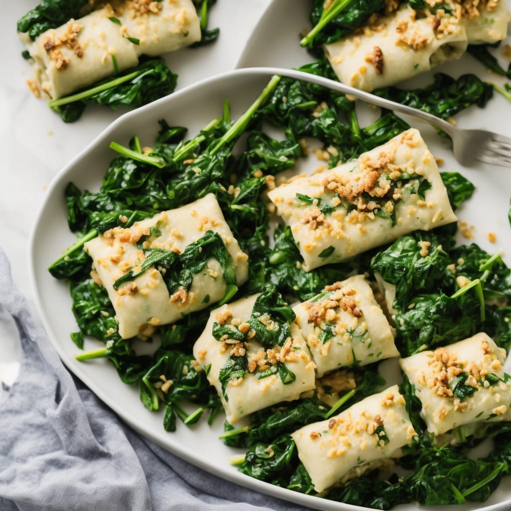 Tofu & Spinach Cannelloni