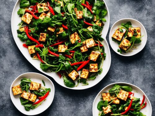 Tofu with Chilli & Greens