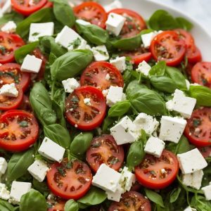 Tomato Basil and Feta Salad Recipe