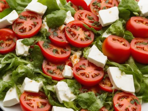 Tomato & Mozzarella Salad with Tomato Dressing