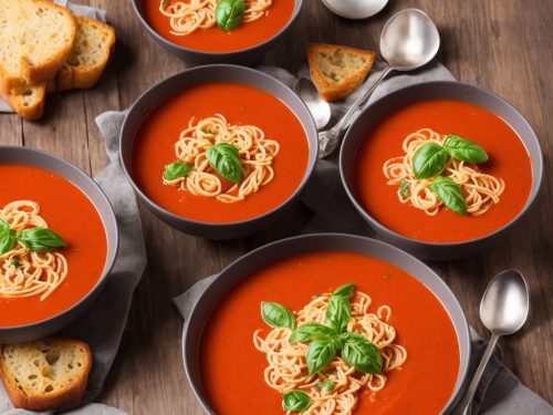 Tomato Soup with Pasta