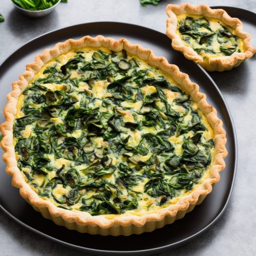 Mini Mushroom & Spinach Quiche Recipe