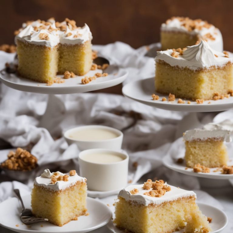 Delicious Rum Chata Tres Leches Cake Recipe