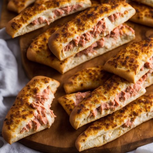 Tuna Melt Pizza Baguettes Recipe
