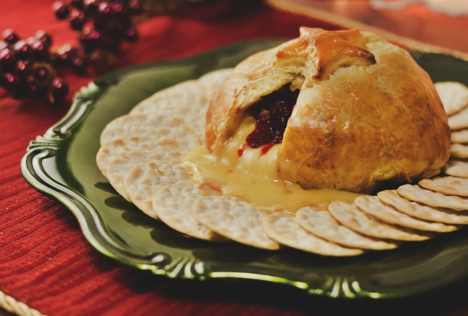 Turkey, Brie & Cranberry Wellington