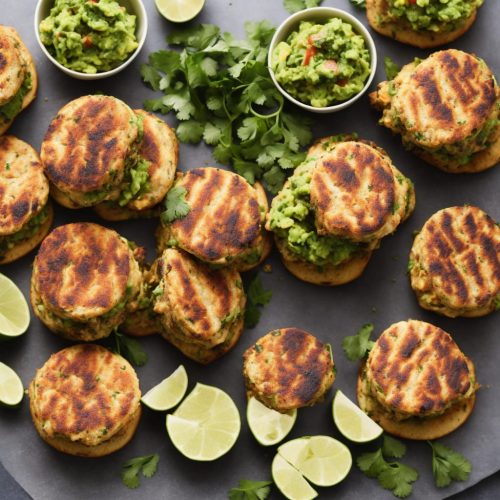 Turkey & Coriander Burgers with Guacamole Recipe