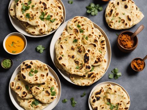 Turmeric & Chilli Butter Naan Soldiers
